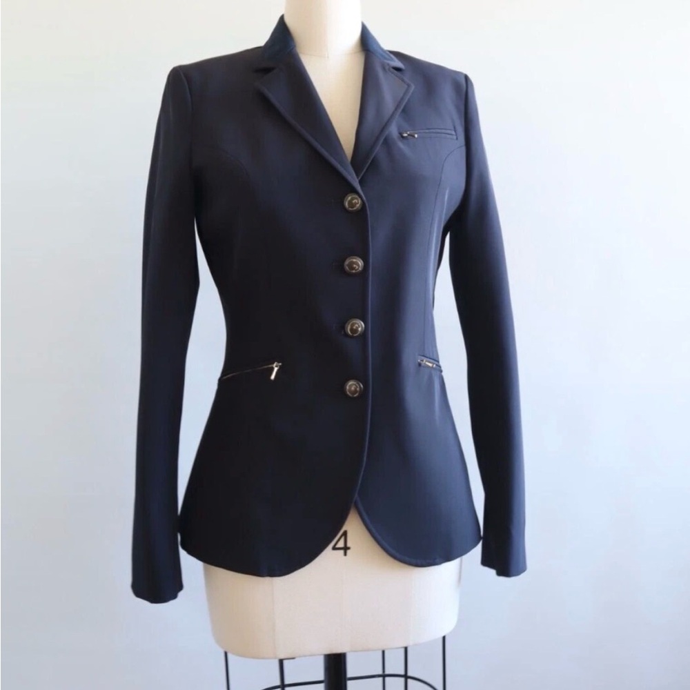 Vestrum Ginevra Competition Show Jacket Blazer Navy IT40 Premium Line Equestrian